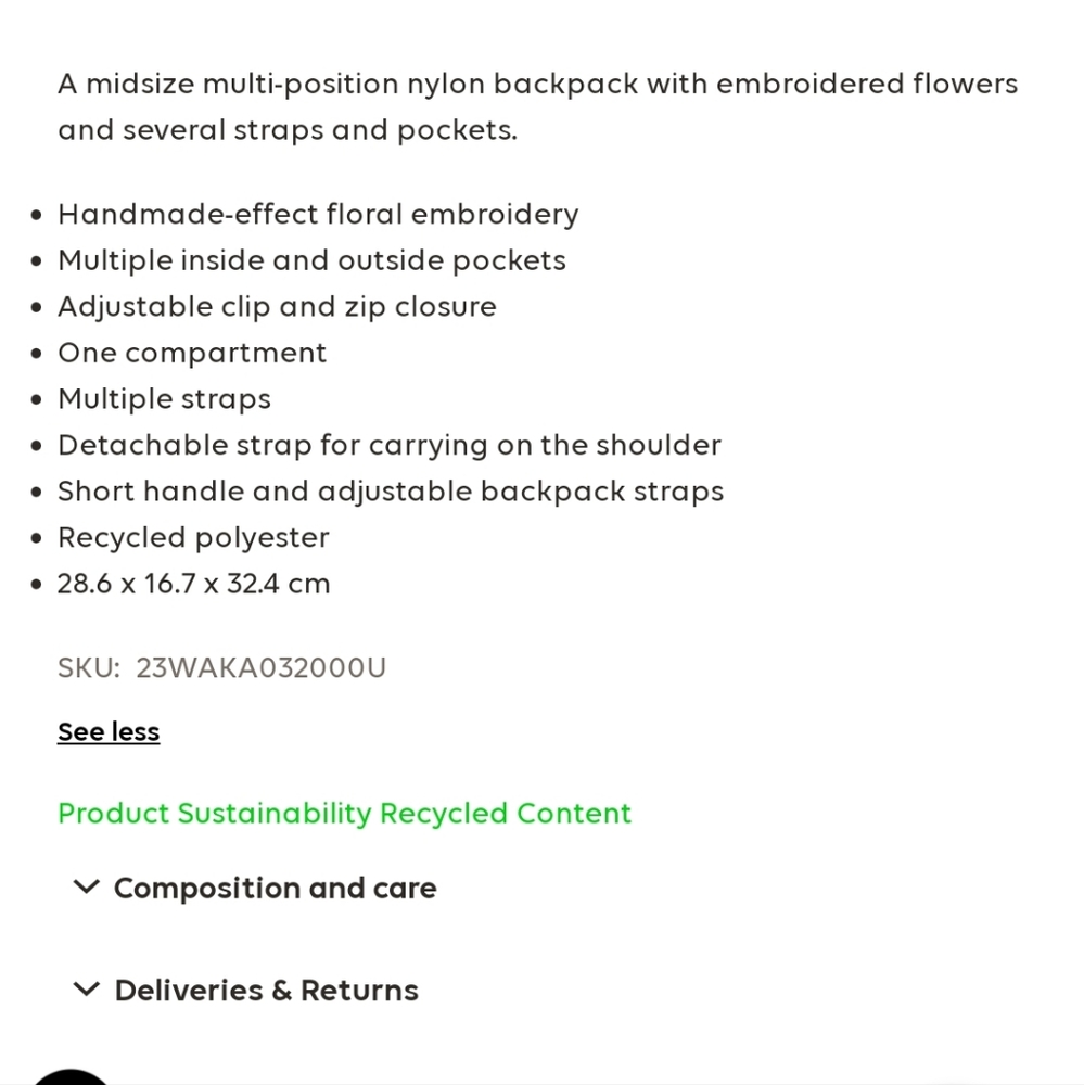 Desigual Mini Convertable Backpack - image 7